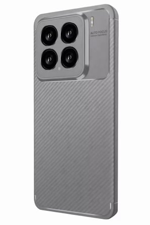 Newface Xiaomi Mi 15 Kılıf Auto Focus Karbon Kapak - Gri