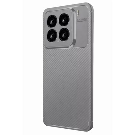 Newface Xiaomi Mi 15 Kılıf Auto Focus Karbon Kapak - Gri