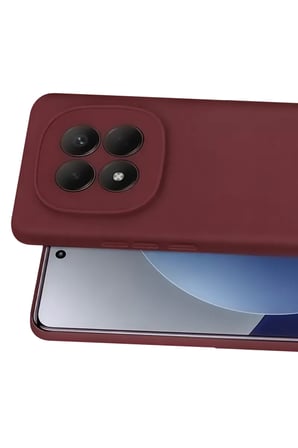 Newface Xiaomi Redmi Note 15 Pro 5G First Silikon - Bordo
