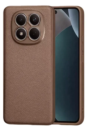 Newface Xiaomi Redmi Note 15 4G Thermax Silikon Kılıf - Kahverengi