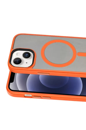 Joko Apple iPhone 14 Megane Magsafe Kapak - Turuncu