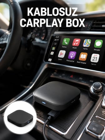 5.8GHz WiFi Destekli Kablosuz Android Auto Dönüştürücü Yeni Nesil