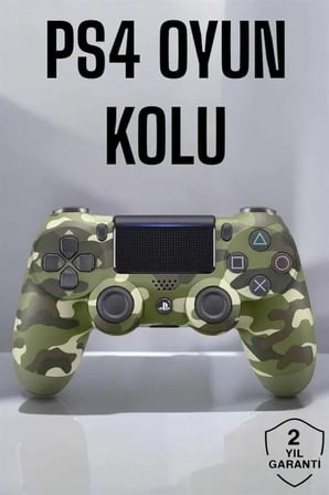 PS4 Oyun Kolu Kamuflaj Desenli Joystick