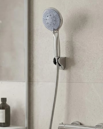 Çok Fonksiyonlu 4 Kademeli El Duşu Seti Spiral Hortumlu Banyo Duş Başlığı