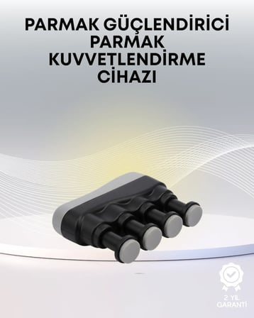 Ergonomik Parmak Egzersiz Aleti El ve Bilek Güçlendirici