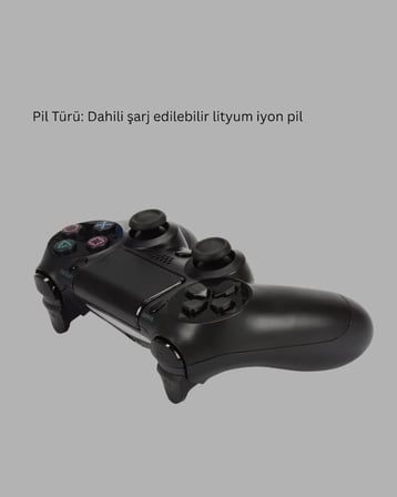 Kablosuz Titreşimli Oyun Kolu – PS4 Uyumlu Ergonomik Tasarım ve Uzun Pil Ömrü