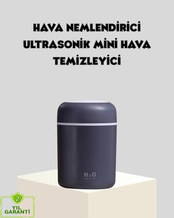 LED Işıklı USB Nemlendirici – Sürekli ve Aralıklı Püskürtme Modu