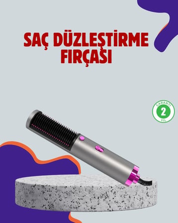 Salon Kalitesinde Saç Bakımı Sunan Şekillendirici Fırça