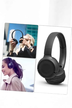 Kulak Üstü Kablosuz Bluetooth Kulaklık Gürültü Önleyici Ayarlanabilir