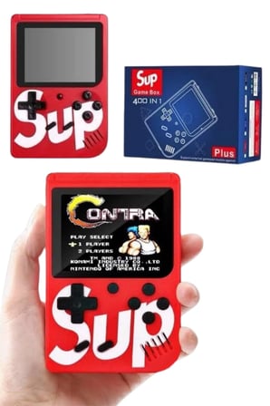Çocuklara Özel Taşınabilir Sup El Atarisi 400 Oyunlu Nostaljik Oyun Konsolu