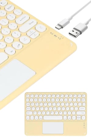 Touchpad Uyumlu Bluetooth Klavye Slim Kablosuz Wifi Q Klavye