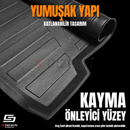 S-Dizayn Renault Fluence 3D Pro Bagaj Havuzu 2009 Üzeri A+ Kalite