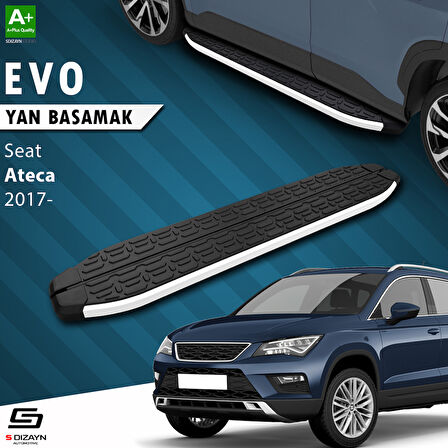S-Dizayn Seat Ateca Evo Aluminyum Yan Basamak 173 Cm 2017 Üzeri A+ Kalite