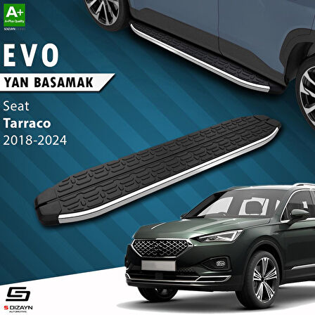 S-Dizayn Seat Tarraco Evo Krom Yan Basamak 193 Cm 2018-2024 A+ Kalite