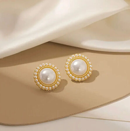 Vintage Pinterest Model Küpe