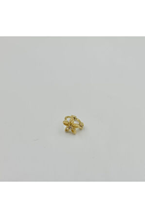Cerrahi Çelik  Gold Papatya Halka Küpe Tragus Helix Kıkırdak Piercing
