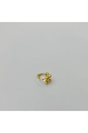 Cerrahi Çelik  Gold Papatya Halka Küpe Tragus Helix Kıkırdak Piercing