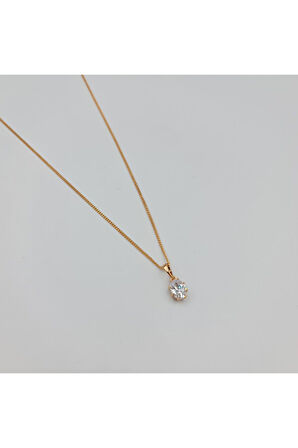 Rose Oval Tektaş Kadın Kolye