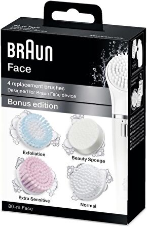 Braun SE80-M Face 4'lü Yedek Başlık