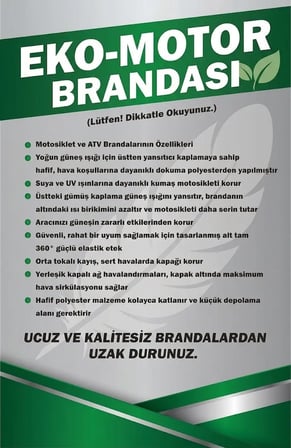 APRİLİA CAPONORD 1000 ETV UYUMLU EKO-MOTOR BRANDASI 4 MEVSİM KORUMA 2XL