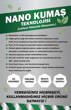 APRİLİA CAPONORD 1000 ETV UYUMLU EKO-MOTOR BRANDASI 4 MEVSİM KORUMA 2XL