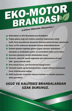 REGAL RAPTOR PİLDER 250 UYUMLU EKO-MOTOR BRANDASI 4 MEVSİM KORUMA 2XL