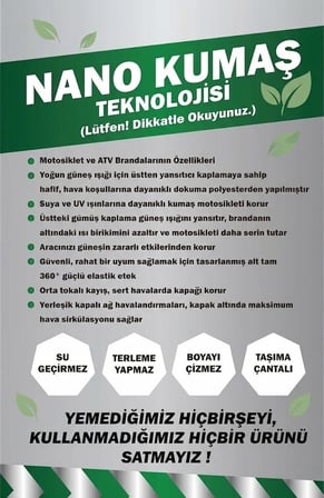 RİEJU MR PRO 300 UYUMLU EKO-MOTOR BRANDASI 4 MEVSİM KORUMA 2XL