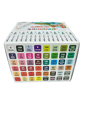 Seçtim Aldım Marker Özel Kutu Çift Taraflı Kalem Seti 48 Renk