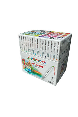 Seçtim Aldım Marker Özel Kutu Çift Taraflı Kalem Seti 48 Renk