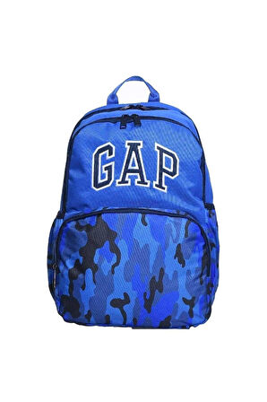 SEÇTİM ALDIM KİDS OKUL ÇANTASI 03342 MAVİ KAMUFLAJ ÜÇ BÖLMELİ