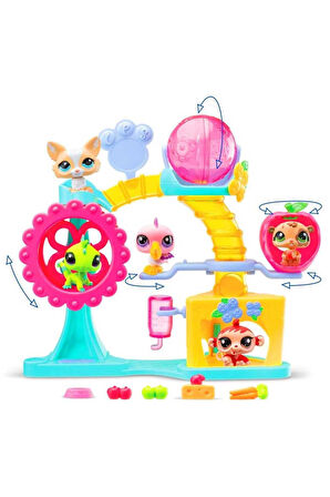 SEÇTİM ALDIM LİTTLEST PET SHOP MİNİŞLER 519 EĞLENCE FABRİKASI OYUN SETİ 2 Lİ MİNİŞ