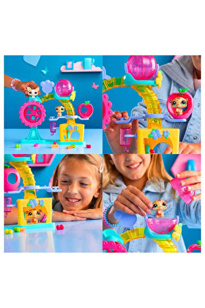 SEÇTİM ALDIM LİTTLEST PET SHOP MİNİŞLER 519 EĞLENCE FABRİKASI OYUN SETİ 2 Lİ MİNİŞ