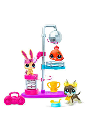 SEÇTİM ALDIM LİTTLEST PET SHOP MİNİŞLER 637 DİSKO GECESİ OYUN SETİ 3 LÜ MİNİŞ FİGÜR 4+