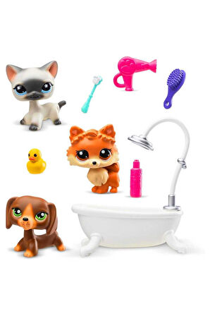 Seçtim Aldım Minişler 638 S3 Bakım Zamanı Spa Oyun Seti 3 Lü Miniş Figür 4