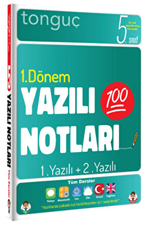 Tonguç Akademi 5.sınıf 1.dönem Yazılı Notları