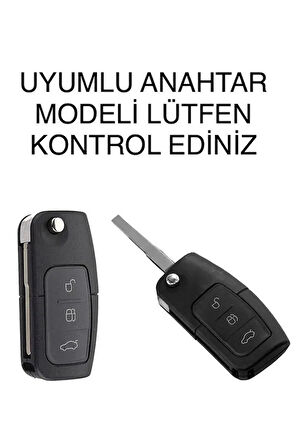 Fiesta Focus B-max Kuga Silikon Anahtar Koruma Kılıfı Mavi Renk