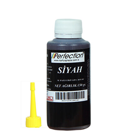 Perfection CHEF Sıvı Su Bazlı Likit Gıda Boyası SİYAH 150 gr.