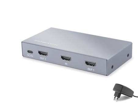 Hdmi Splitter 4K 1 In 2 Out Gri HDX1428