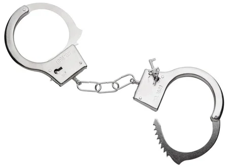 Anahtarlı Oyuncak Metal Kelepçe Polis Kelepçesi
