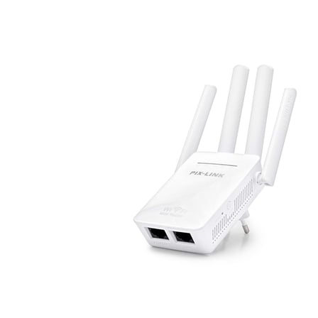 Wıfı Repeater + Router + Ap 300Mbps Beyaz LV-WR09