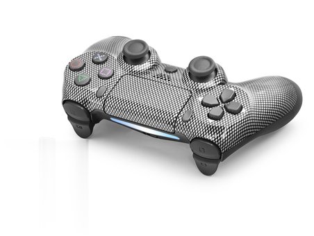 Gamepad Ps4 Uyumlu - Siyah Beyaz ND400X