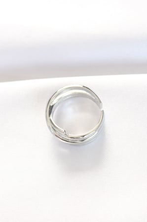 Kalın Silver Renk Ayarlanabilir Yüzük TJ-BYK3102