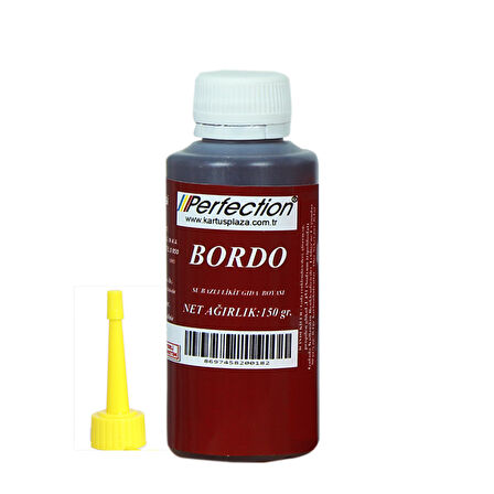 Perfection CHEF Sıvı Su Bazlı Likit Gıda Boyası BORDO 150 gr.
