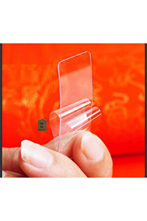 10 ADET ÇİFT TARAFLI BANT ŞEFFAF ÇOK AMAÇLI 1x4 CM