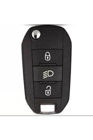 Citroen Yeni C3 Aircross Silikon Anahtar Koruma Kılıfı Mavi Renk Görselde Uyumlu Model Mevcut