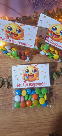 KARNE TATİL BAYRAM HEDİYELİKLERİ 10 AD ŞEKER PAKETİ