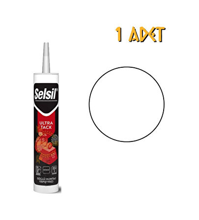 Selsil Ultratack Güçlü Yapıştırıcı Beyaz 290 Ml.