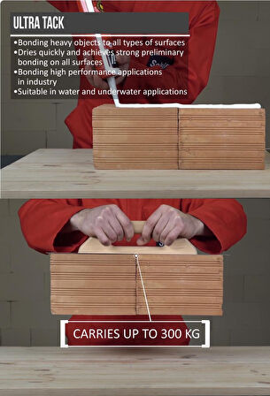 Selsil Ultratack Güçlü Yapıştırıcı Beyaz 290 Ml.