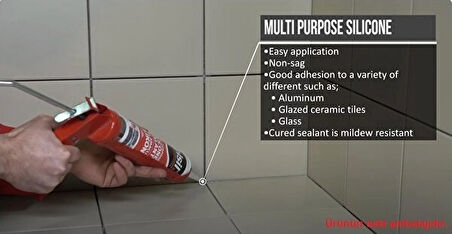 Selsil Genel Amaçlı Alüminyum Gri Silikon 280 Gr. 5 Adet