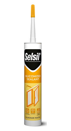 Selsil Silikonize Gri Mastik 500 Gr.